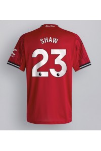 Manchester United Luke Shaw #23 Voetbaltruitje Thuis tenue 2025-26 Korte Mouw